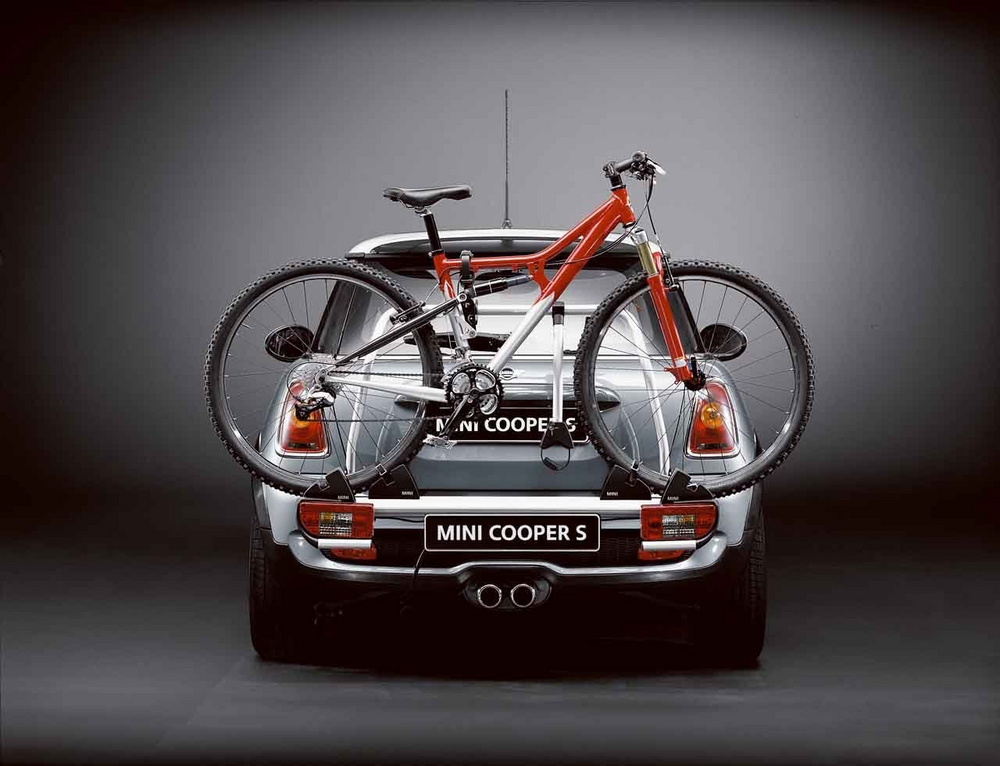 Mini cooper interweb bike rack rear mount