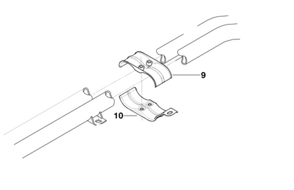 BMW Genuine Exhaust Suspension Washer Clamp Lower