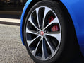 Jaguar Alloy Wheel 19" Style 1050, 10 spoke, Gloss Dark Grey Diamond Turned finish, Front