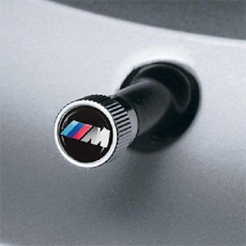 BMW Genuine M Performance 4x Wheel Tyre Air Valve Dust Caps