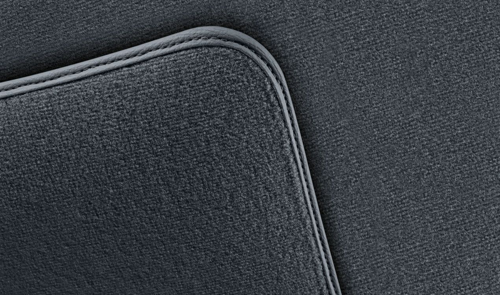 BMW Genuine Floor Mats Velours Carpets Front + Rear Set Black RHD