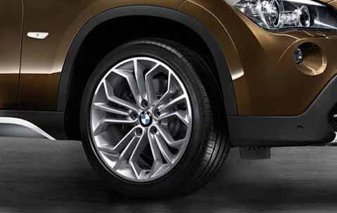 1x BMW Genuine Alloy Wheel 18" Honeycomb Style 323 Rear Rim
