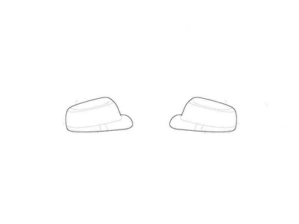 BMW Genuine Wing Mirror Cover Caps Primed Set Kit