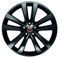 Jaguar Alloy Wheel 20" Venom, 5 twin spoke, with Black finish