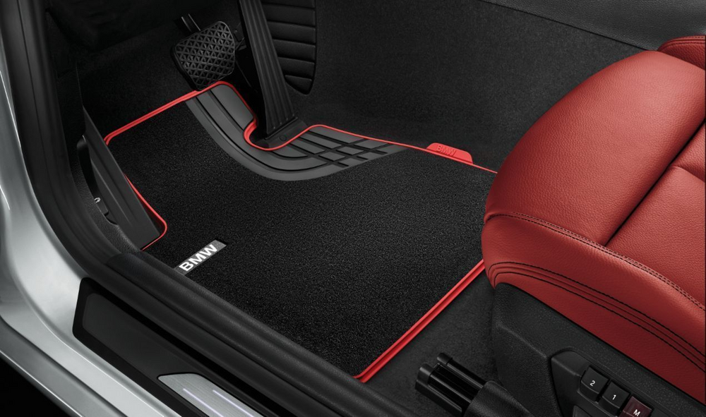 BMW Genuine 'Sport' Carpet Floor Mats Textile Front Set