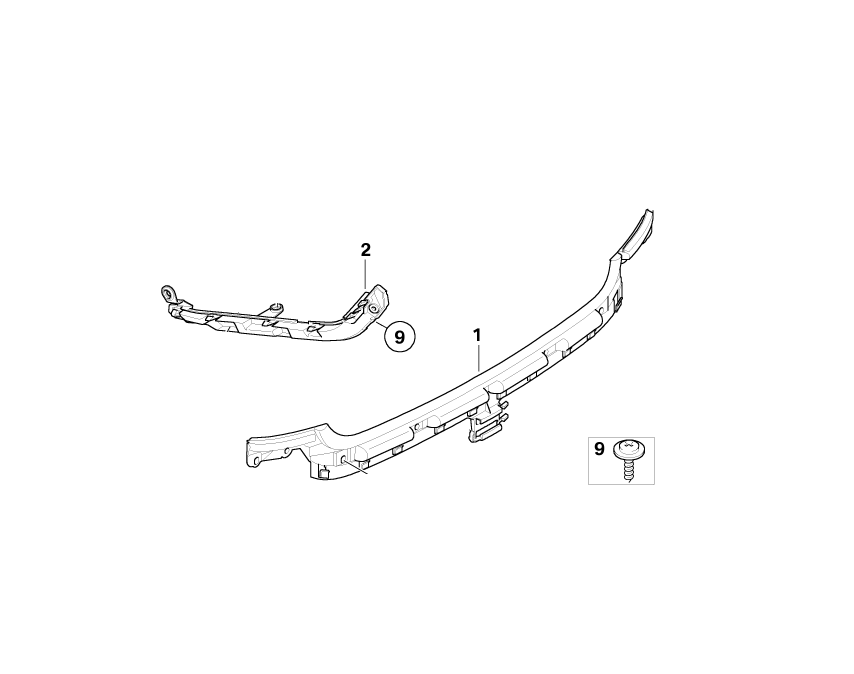 BMW Genuine Fixing Screw