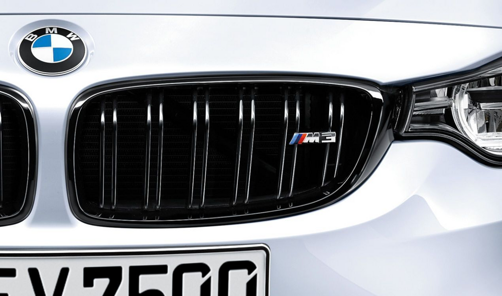 BMW Genuine M Performance Bumper Radiator Grill Black N/S