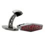 Jaguar Heritage Lozenge Cufflinks - Red