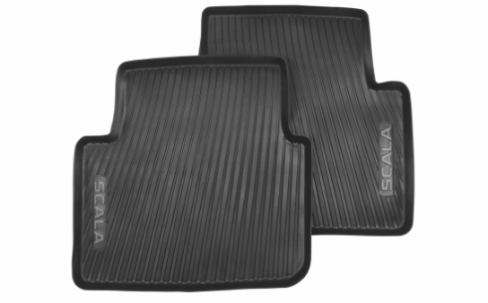 SKODA All-weather interior mats for SCALA "“ rear