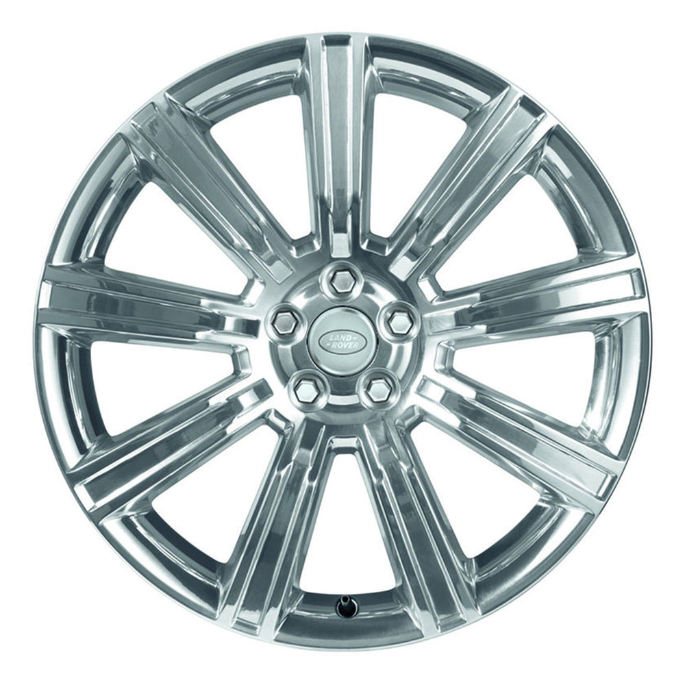 Land Rover Alloy Wheel - 20" Style 9001, 9 spoke, Polished Silver