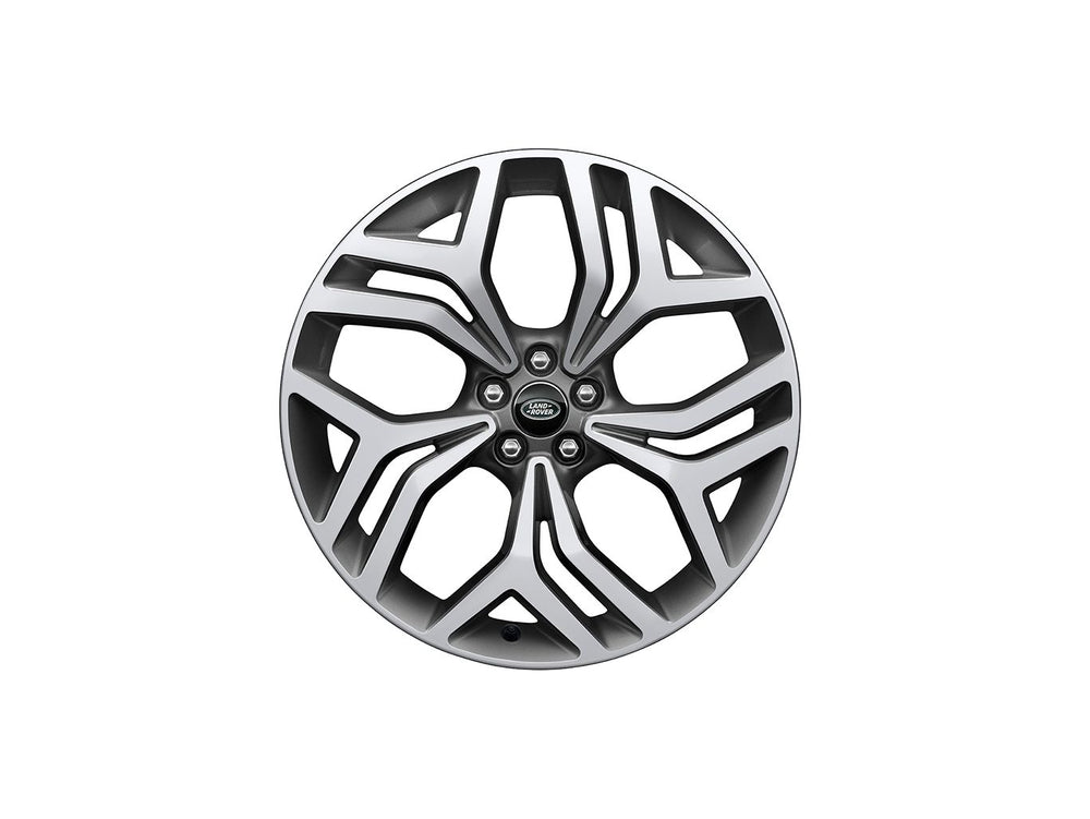 Land Rover Alloy Wheel - 21" Style 5047, 5 split - spoke, Diamond Turned finish