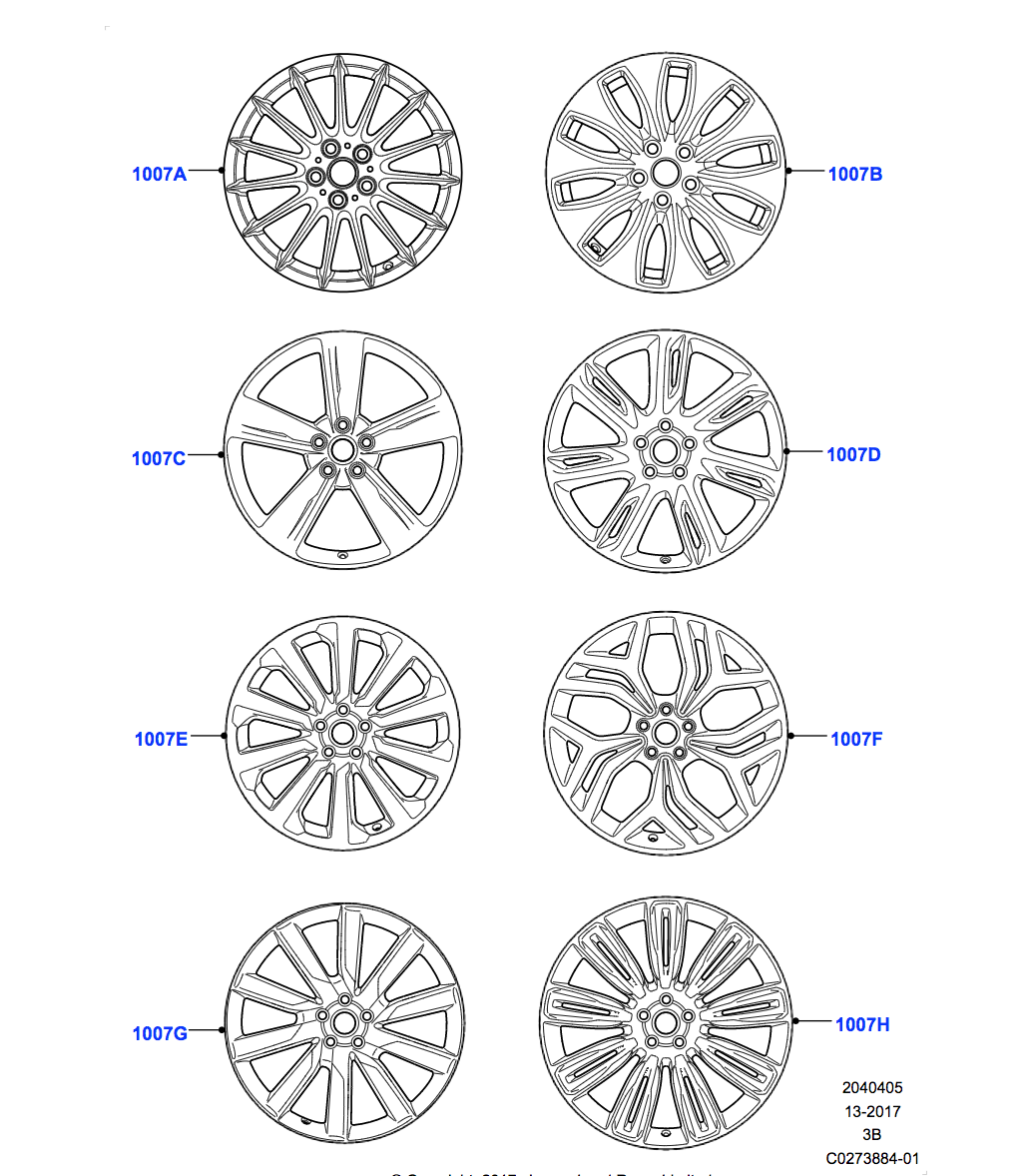 Land Rover Alloy Wheel - 19