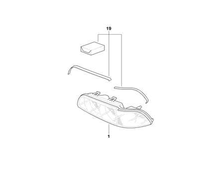 BMW Genuine Headlight Head Lamp Repair Kit/Set