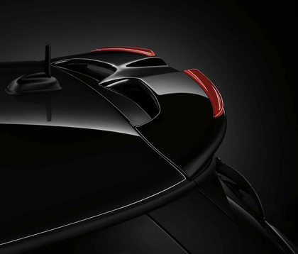 MINI Genuine Black Matt Rear Spoiler Extension For F55 F56