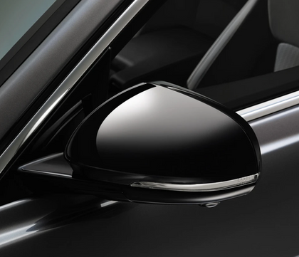 Jaguar Mirror Cover Gloss Black, Left Side