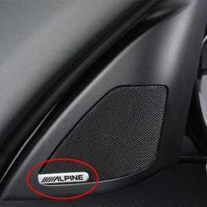 BMW Genuine HiFi System Emblem Badge Alpine