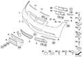 BMW Genuine Flap Towing Eye Tow Hook Cover Primed