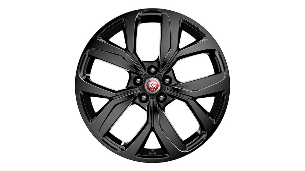 Jaguar Alloy Wheel 20" Style 5068, 5 spoke, Gloss Black