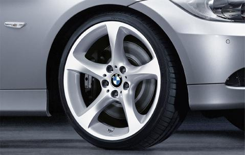 1x BMW Genuine Alloy Wheel 19" Star-Spoke 230 Rear Rim