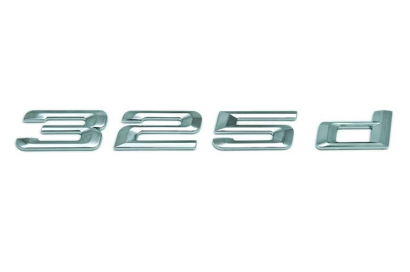 BMW Genuine "325d" Adhesive Sticker Badge Emblem