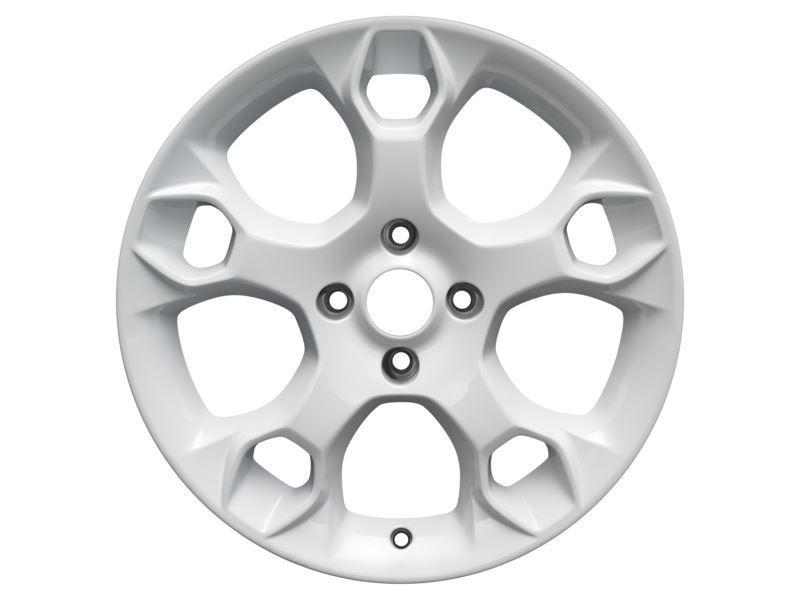 Ford Alloy Wheel 17" 5-spoke Y design, silver. Only in combination with ESP and steering rack limiter.