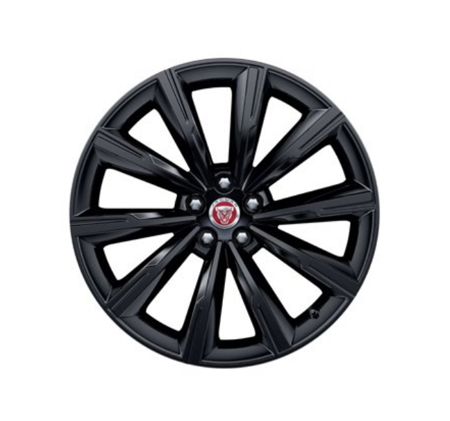 Jaguar Alloy Wheel 20" Venom, with Gloss Black finish, Front