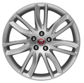 Jaguar Alloy Wheel 19" Style 7012, 7 split spoke, Silver