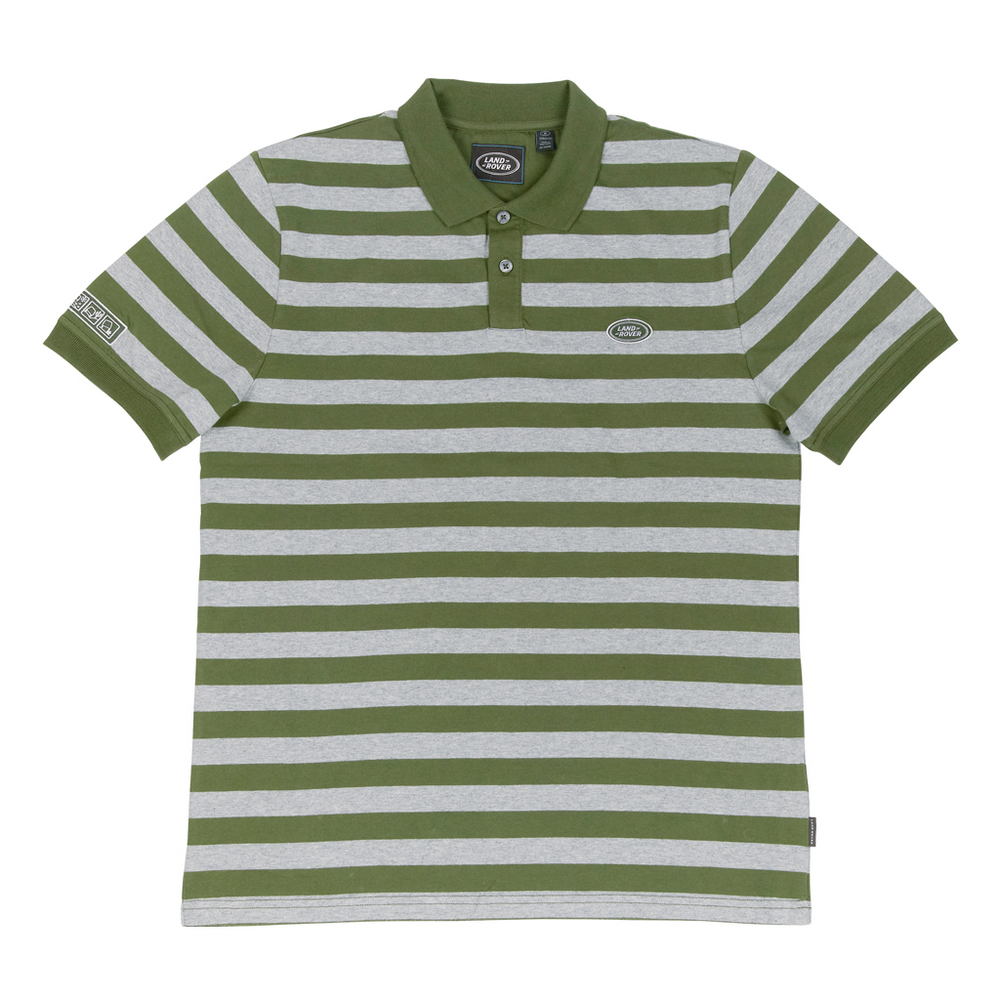 Land Rover Men's Striped Polo Shirt