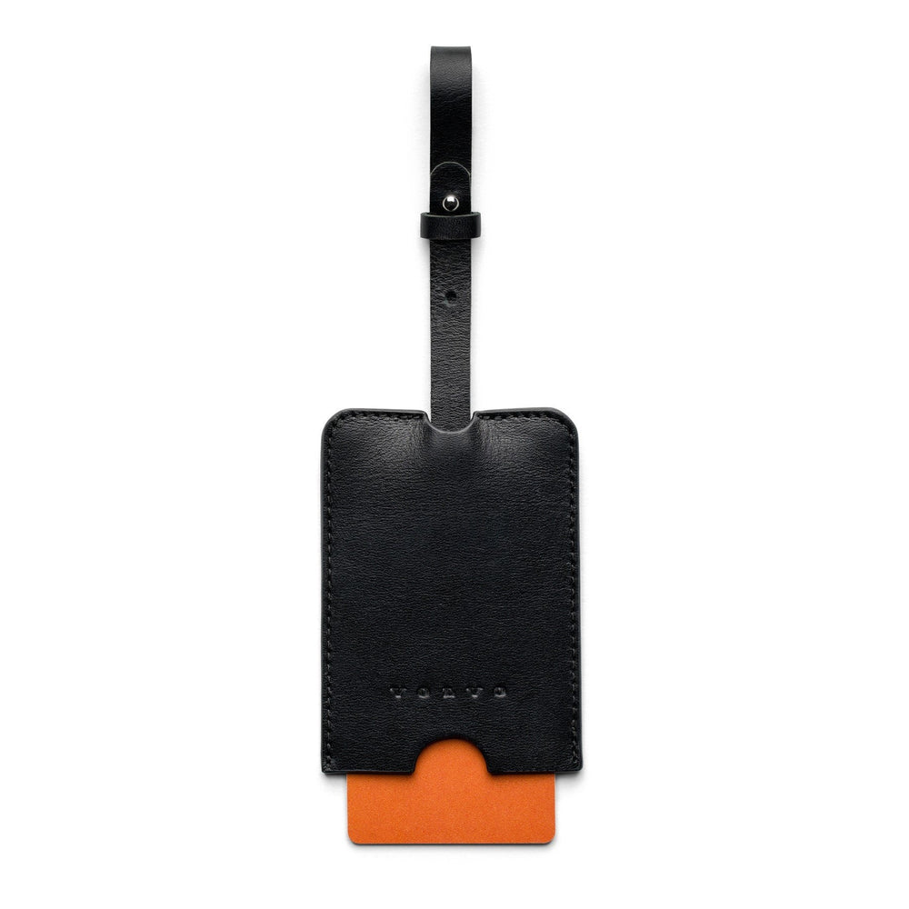 Volvo Leather Luggage Tag